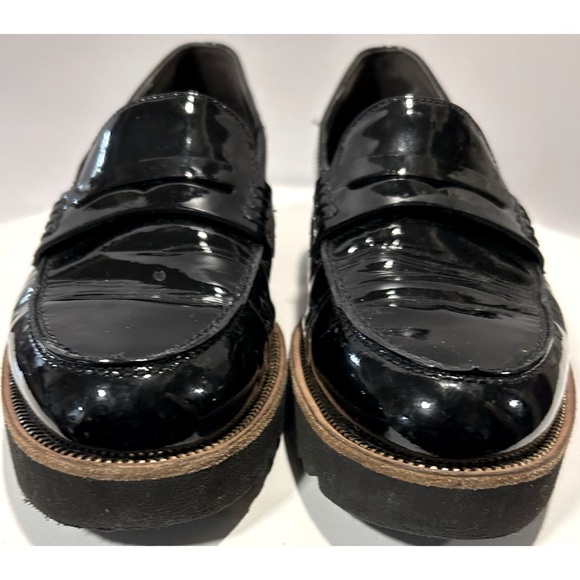 Paul Green Samone Black Patent Leather Loafers - Picture 4 of 6